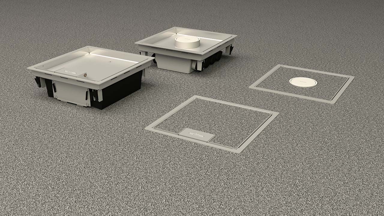 Puszki podłogowe Electraplan Temelo